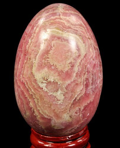 Polished Rhodochrosite Egg - Argentina #79255